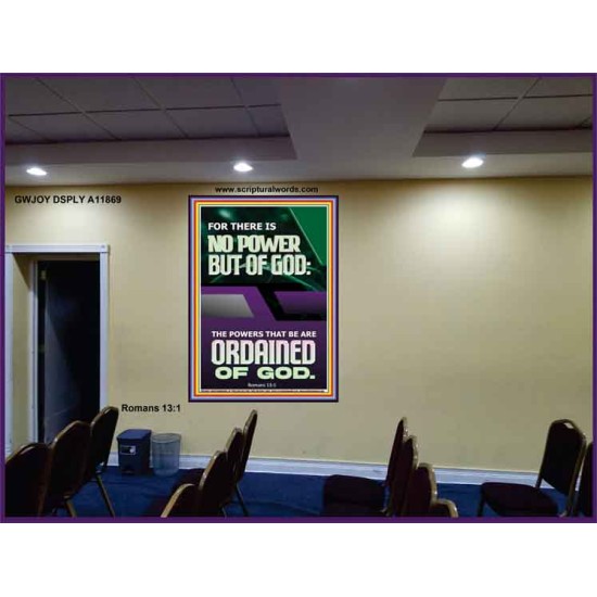 THERE IS NO POWER BUT OF GOD POWER THAT BE ARE ORDAINED OF GOD  Bible Verse Wall Art  GWJOY11869  