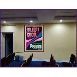 DO THAT WHICH IS GOOD AND YOU SHALL BE APPRECIATED  Bible Verse Wall Art  GWJOY11870  "37x49"