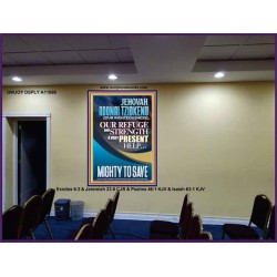 JEHOVAH ADONAI TZIDKENU OUR RIGHTEOUSNESS MIGHTY TO SAVE  Children Room  GWJOY11888  "37x49"