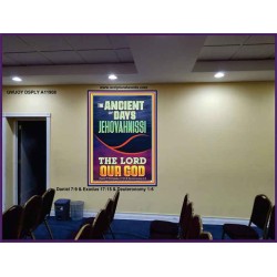 THE ANCIENT OF DAYS JEHOVAH NISSI THE LORD OUR GOD  Ultimate Inspirational Wall Art Picture  GWJOY11908  "37x49"