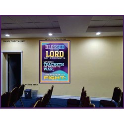 THE LORD MY STRENGTH WHICH TEACHETH MY HANDS TO WAR  Children Room  GWJOY11933  "37x49"