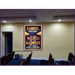 MEDITATE THE WORD OF THE LORD DAY AND NIGHT  Contemporary Christian Wall Art Portrait  GWJOY12202  "37x49"