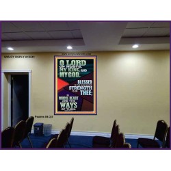 BLESSED IS THE MAN WHOSE STRENGTH IS IN THEE  Christian Paintings  GWJOY12241  "37x49"