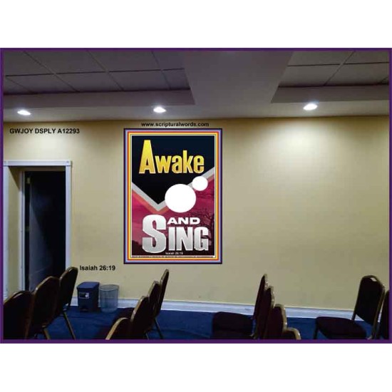 AWAKE AND SING  Bible Verse Portrait  GWJOY12293  