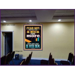 THEY THAT BE WITH US ARE MORE THAN THEM  Modern Wall Art  GWJOY12301  "37x49"