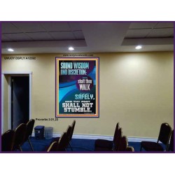 THY FOOT SHALL NOT STUMBLE  Bible Verse for Home Portrait  GWJOY12392  "37x49"