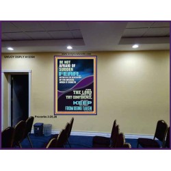 THE LORD SHALL BE THY CONFIDENCE AND KEEP THY FOOT FROM BEING TAKEN  Printable Bible Verse to Portrait  GWJOY12394  "37x49"