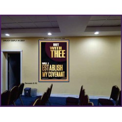 WITH THEE WILL I ESTABLISH MY COVENANT  Scriptures Wall Art  GWJOY13001  "37x49"