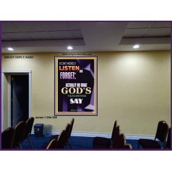 DO WHAT GOD'S TEACHINGS SAY  Children Room Portrait  GWJOY9393  "37x49"