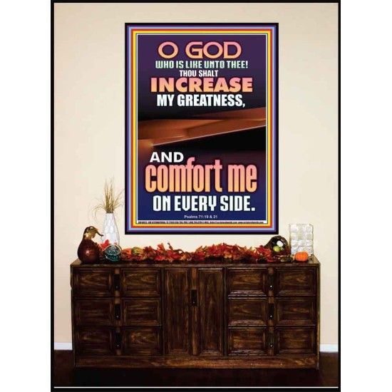 O GOD INCREASE MY GREATNESS  Church Portrait  GWJOY10023  