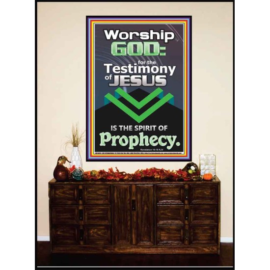 TESTIMONY OF JESUS IS THE SPIRIT OF PROPHECY  Kitchen Wall Décor  GWJOY10046  