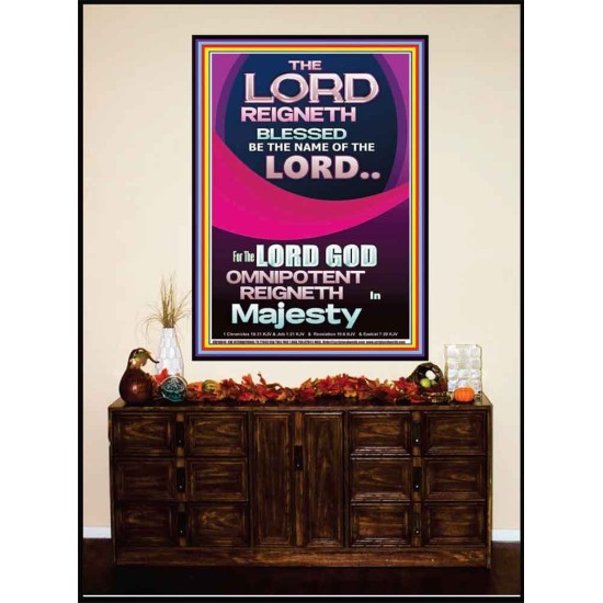 THE LORD GOD OMNIPOTENT REIGNETH IN MAJESTY  Wall Décor Prints  GWJOY10048  