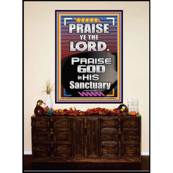 PRAISE GOD IN HIS SANCTUARY  Art & Wall Décor  GWJOY10061  