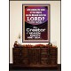 O LORD OUR GOD CREATOR OF HEAVEN, EARTH AND SEA  Custom Wall Art Print  GWJOY10074  