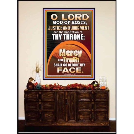 JUSTICE AND JUDGEMENT THE HABITATION OF YOUR THRONE O LORD  New Wall Décor  GWJOY10079  