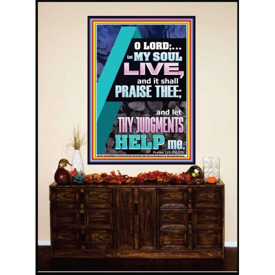 LET THY JUDGEMENTS HELP ME  Contemporary Christian Wall Art  GWJOY11786  