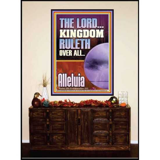 THE LORD KINGDOM RULETH OVER ALL  New Wall Décor  GWJOY11853  