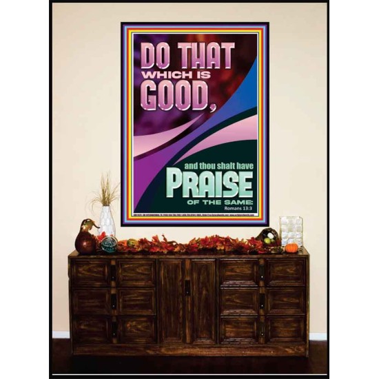 DO THAT WHICH IS GOOD AND YOU SHALL BE APPRECIATED  Bible Verse Wall Art  GWJOY11870  