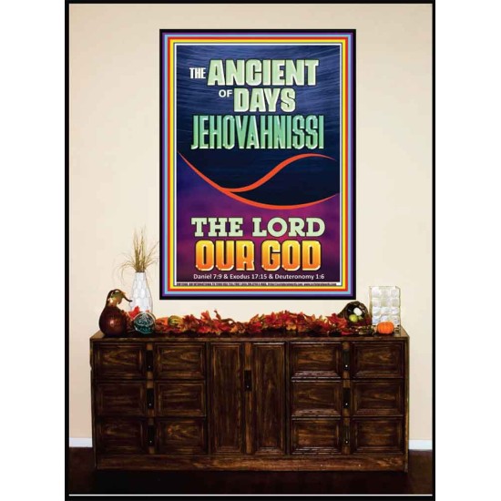 THE ANCIENT OF DAYS JEHOVAH NISSI THE LORD OUR GOD  Ultimate Inspirational Wall Art Picture  GWJOY11908  