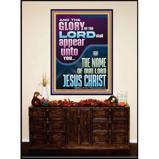 THE GLORY OF THE LORD SHALL APPEAR UNTO YOU  Contemporary Christian Wall Art  GWJOY12001  