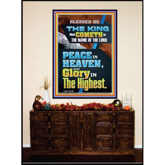 PEACE IN HEAVEN AND GLORY IN THE HIGHEST  Contemporary Christian Wall Art  GWJOY12006  