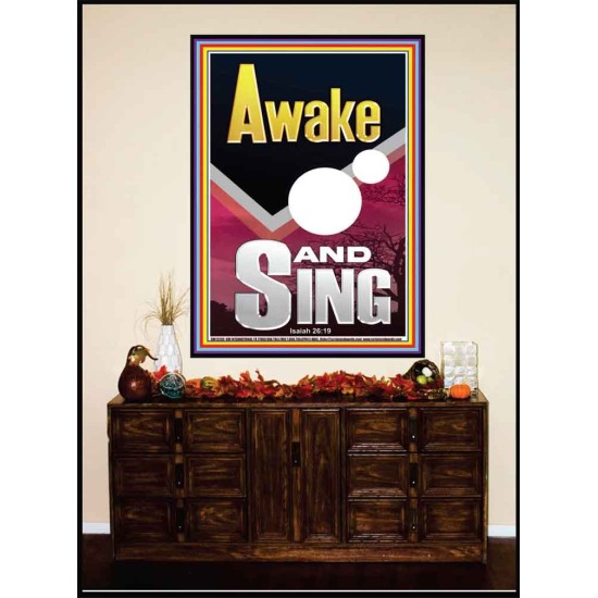 AWAKE AND SING  Bible Verse Portrait  GWJOY12293  