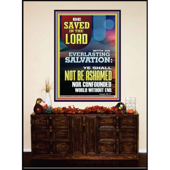 YOU SHALL NOT BE ASHAMED NOR CONFOUNDED WORLD WITHOUT END  Custom Wall Décor  GWJOY12310  