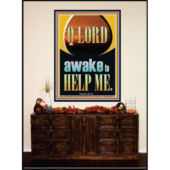 O LORD AWAKE TO HELP ME  Unique Power Bible Portrait  GWJOY12645  