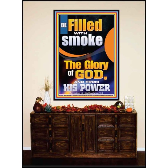 BE FILLED WITH SMOKE THE GLORY OF GOD AND FROM HIS POWER  Church Picture  GWJOY12658  