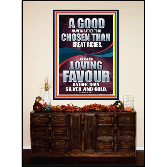 LOVING FAVOUR IS BETTER THAN SILVER AND GOLD  Scriptural Décor  GWJOY13003  