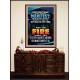 FIRE SHALL TRY EVERY MAN'S WORK  Ultimate Inspirational Wall Art Portrait  GWJOY9990  