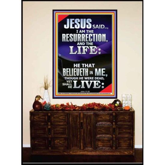 I AM THE RESURRECTION AND THE LIFE  Eternal Power Portrait  GWJOY9995  