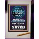OH YES JESUS LOVED YOU  Modern Wall Art  GWJOY10070  