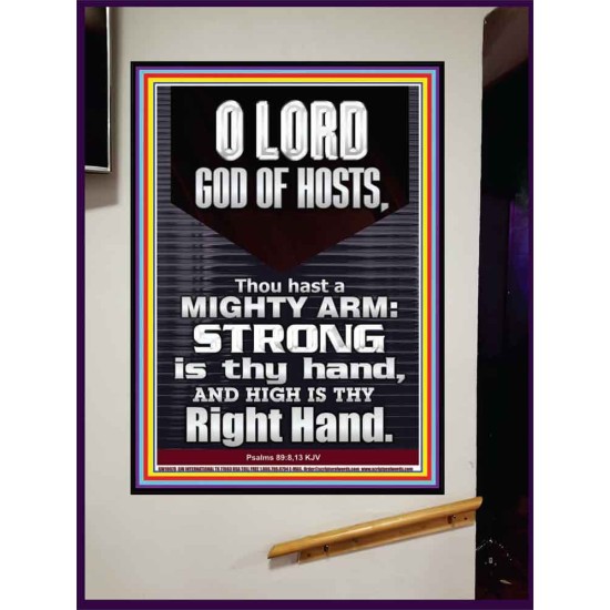 LORD GOD ALMIGHTY THOU HAST A MIGHTY ARM  Hallway Wall Portrait  GWJOY10078  