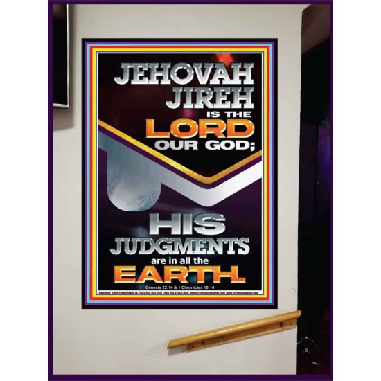 JEHOVAH JIREH IS THE LORD OUR GOD  Contemporary Christian Wall Art Portrait  GWJOY10695  