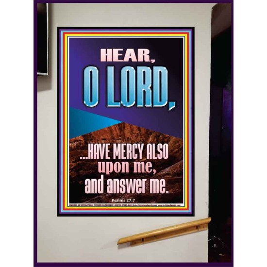 BECAUSE OF YOUR GREAT MERCIES PLEASE ANSWER US O LORD  Art & Wall Décor  GWJOY11813  