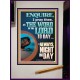 STUDY THE WORD OF THE LORD DAY AND NIGHT  Large Wall Accents & Wall Portrait  GWJOY11817  