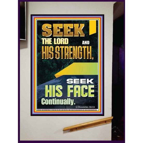 SEEK THE FACE OF GOD CONTINUALLY  Unique Scriptural ArtWork  GWJOY11838  