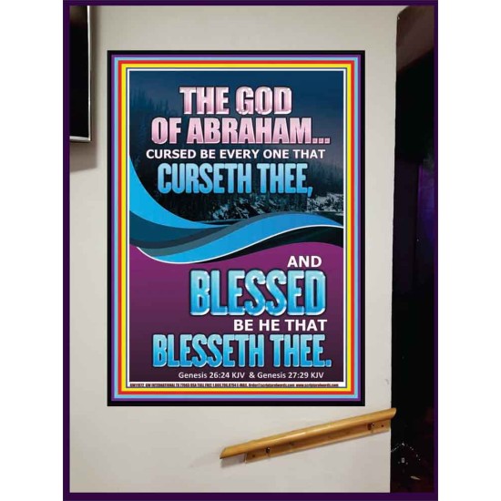 CURSED BE EVERY ONE THAT CURSETH THEE BLESSED IS EVERY ONE THAT BLESSED THEE  Scriptures Wall Art  GWJOY11972  