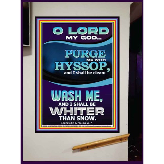 PURGE ME WITH HYSSOP  Portrait Scripture   GWJOY11986  