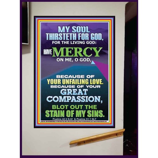 BECAUSE OF YOUR UNFAILING LOVE AND GREAT COMPASSION  Religious Wall Art   GWJOY12183  