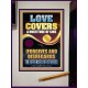 LOVE COVERS A MULTITUDE OF SINS  Christian Art Portrait  GWJOY12255  