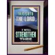 I WILL STRENGTHEN THEE THUS SAITH THE LORD  Christian Quotes Portrait  GWJOY12266  
