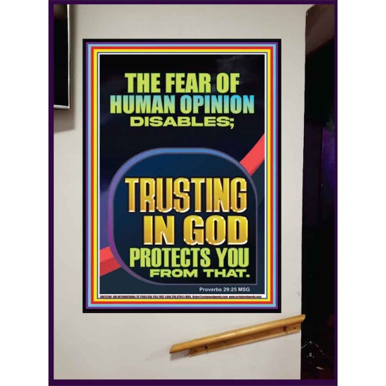 TRUSTING IN GOD PROTECTS YOU  Scriptural Décor  GWJOY12286  