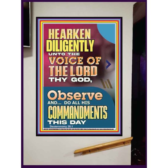 DO ALL HIS COMMANDMENTS THIS DAY  Wall & Art Décor  GWJOY12297  
