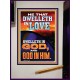 HE THAT DWELLETH IN LOVE DWELLETH IN GOD  Wall Décor  GWJOY12300  