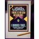 NO GOD BESIDE ME I GIRDED THEE  Christian Quote Portrait  GWJOY12307  