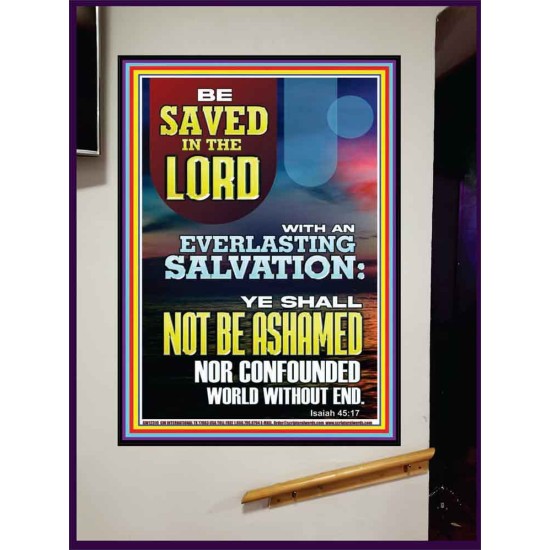 YOU SHALL NOT BE ASHAMED NOR CONFOUNDED WORLD WITHOUT END  Custom Wall Décor  GWJOY12310  