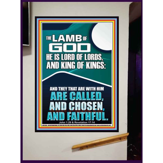 THE LAMB OF GOD LORD OF LORDS KING OF KINGS  Unique Power Bible Portrait  GWJOY12663  