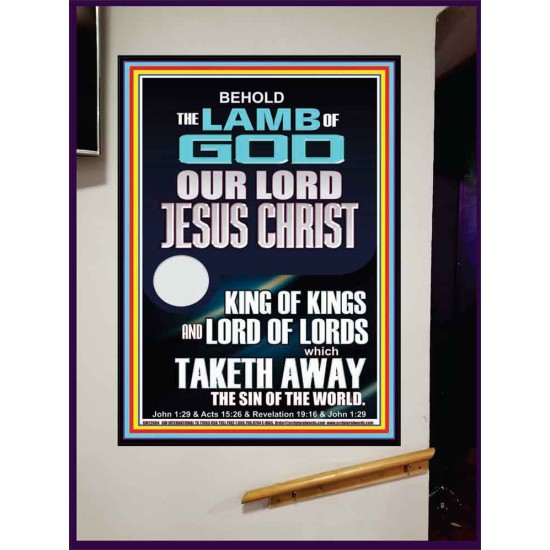 THE LAMB OF GOD OUR LORD JESUS CHRIST WHICH TAKETH AWAY THE SIN OF THE WORLD  Ultimate Power Portrait  GWJOY12664  